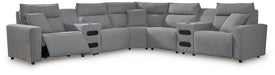 Modmax Power Reclining Sectional with Chaise - Bargain Furniture (Detroit, MI)
