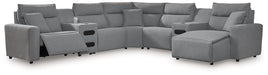 Modmax Power Reclining Sectional with Chaise - Bargain Furniture (Detroit, MI)