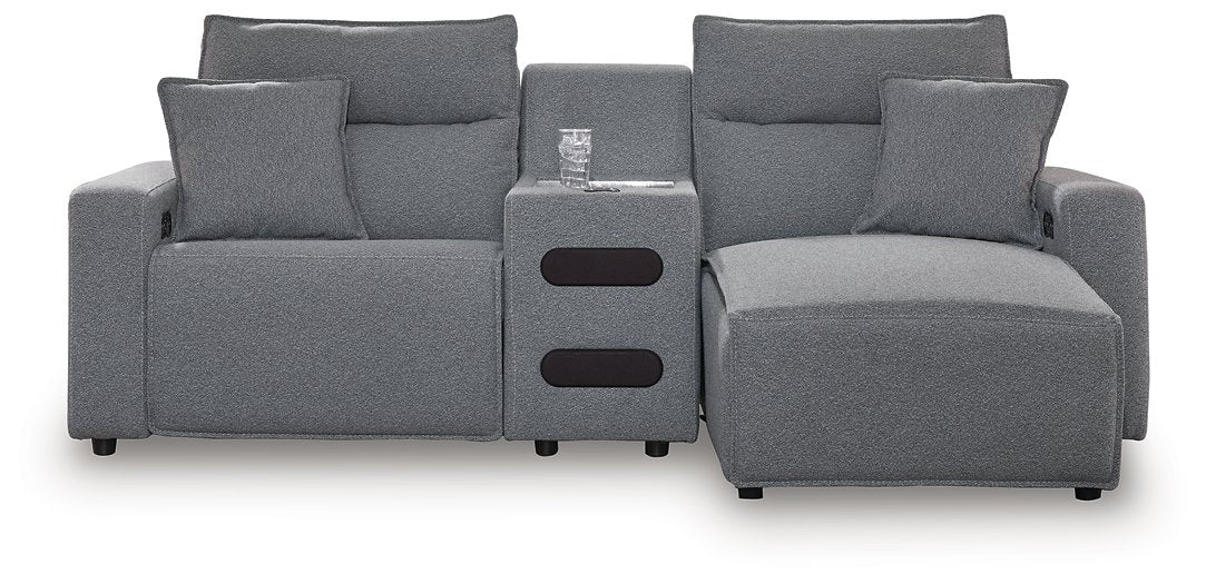 Modmax Power Reclining Sectional with Chaise - Bargain Furniture (Detroit, MI)