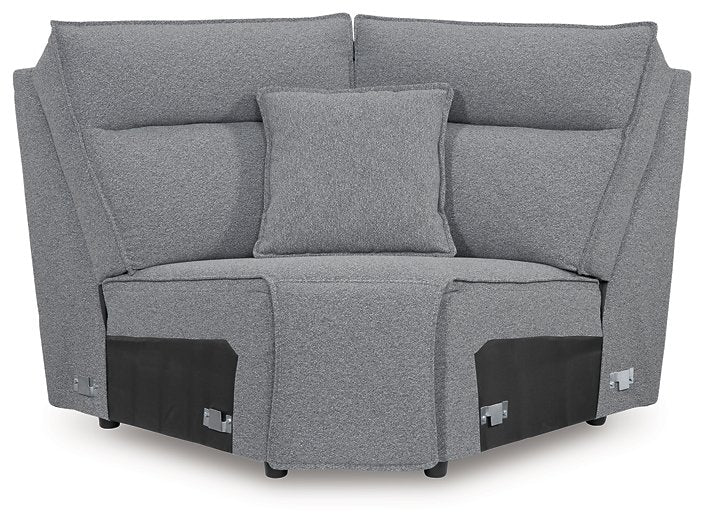 ModMax II Reclining Sectional with Chaise and Audio Console - Bargain Furniture (Detroit, MI)