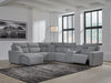 Modmax Power Reclining Sectional with Chaise - Bargain Furniture (Detroit, MI)