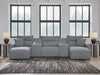 Modmax Power Reclining Sectional with Chaise - Bargain Furniture (Detroit, MI)