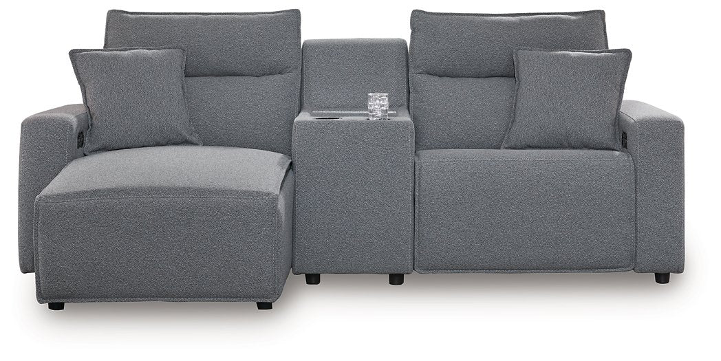 Modmax Power Reclining Sectional with Chaise - Bargain Furniture (Detroit, MI)