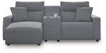 Modmax Power Reclining Sectional with Chaise - Bargain Furniture (Detroit, MI)