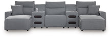Modmax Power Reclining Sectional with Chaise - Bargain Furniture (Detroit, MI)