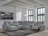 Modmax Power Reclining Sectional with Chaise - Bargain Furniture (Detroit, MI)