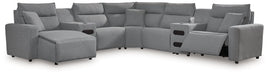 Modmax Power Reclining Sectional with Chaise - Bargain Furniture (Detroit, MI)