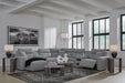 Modmax Power Reclining Sectional with Chaise - Bargain Furniture (Detroit, MI)