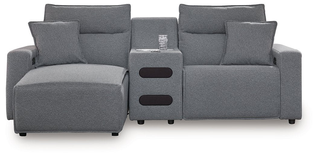 Modmax Power Reclining Sectional with Chaise - Bargain Furniture (Detroit, MI)