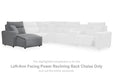 ModMax II Reclining Sectional with Chaise and Audio Console - Bargain Furniture (Detroit, MI)