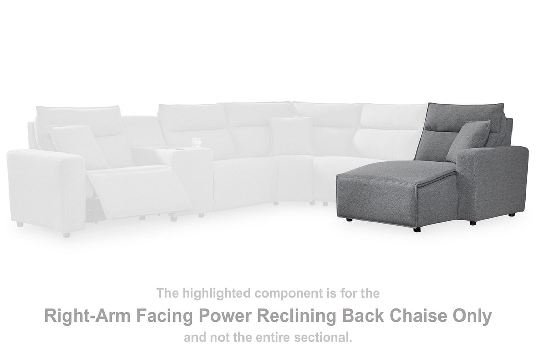 Modmax Power Reclining Sectional with Chaise - Bargain Furniture (Detroit, MI)