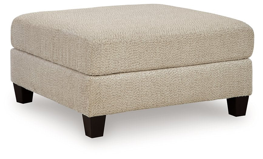 Steelwater Retreat Oversized Accent Ottoman - Bargain Furniture (Detroit, MI)