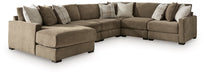 Camellia-Court Sectional with Chaise - Bargain Furniture (Detroit, MI)