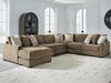 Camellia-Court Sectional with Chaise - Bargain Furniture (Detroit, MI)