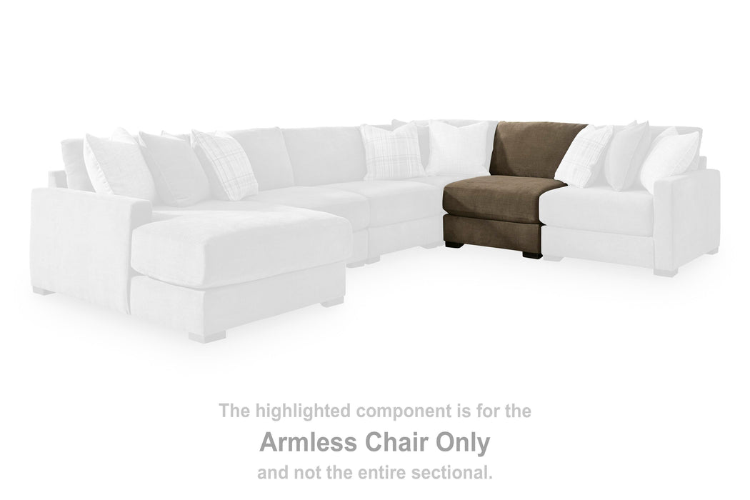 Camellia-Court Double Chaise Sectional