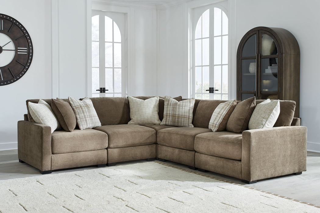 Camellia-Court Sectional - Bargain Furniture (Detroit, MI)