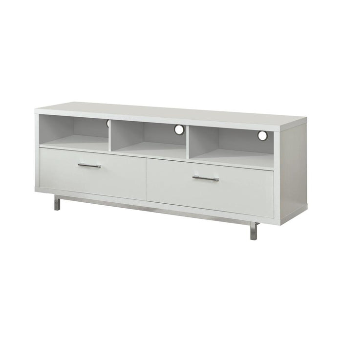 Casey 2-drawer Rectangular TV Console White image