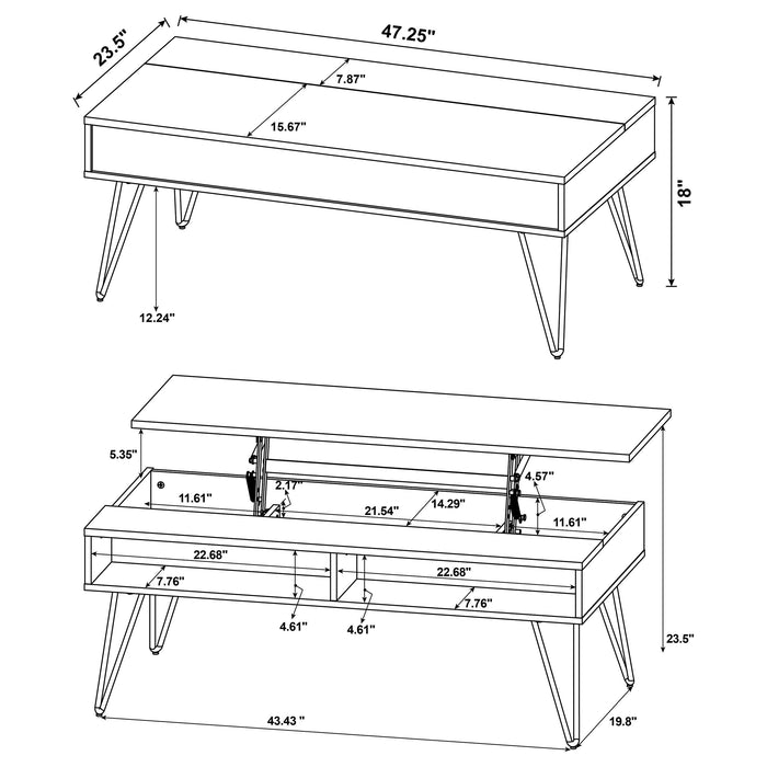 Fanning Coffee Table Sets - Bargain Furniture (Detroit, MI)