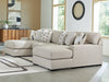 Laurelgrove Double Chaise Sectional - Bargain Furniture (Detroit, MI)
