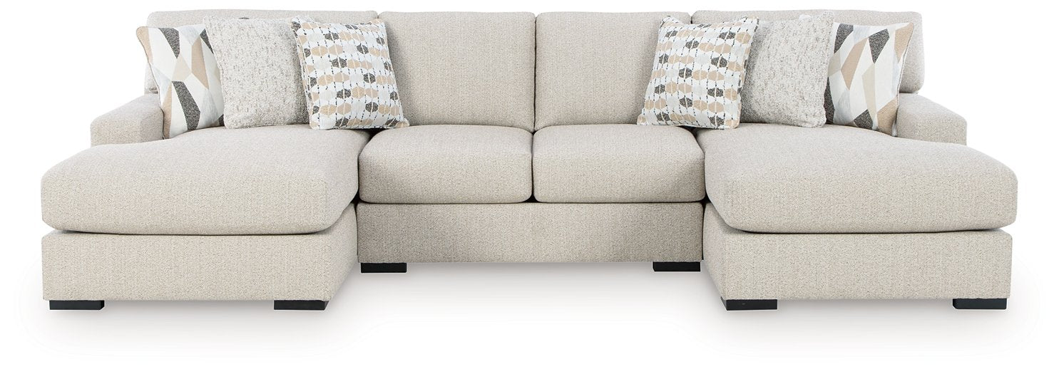 Laurelgrove Double Chaise Sectional - Bargain Furniture (Detroit, MI)