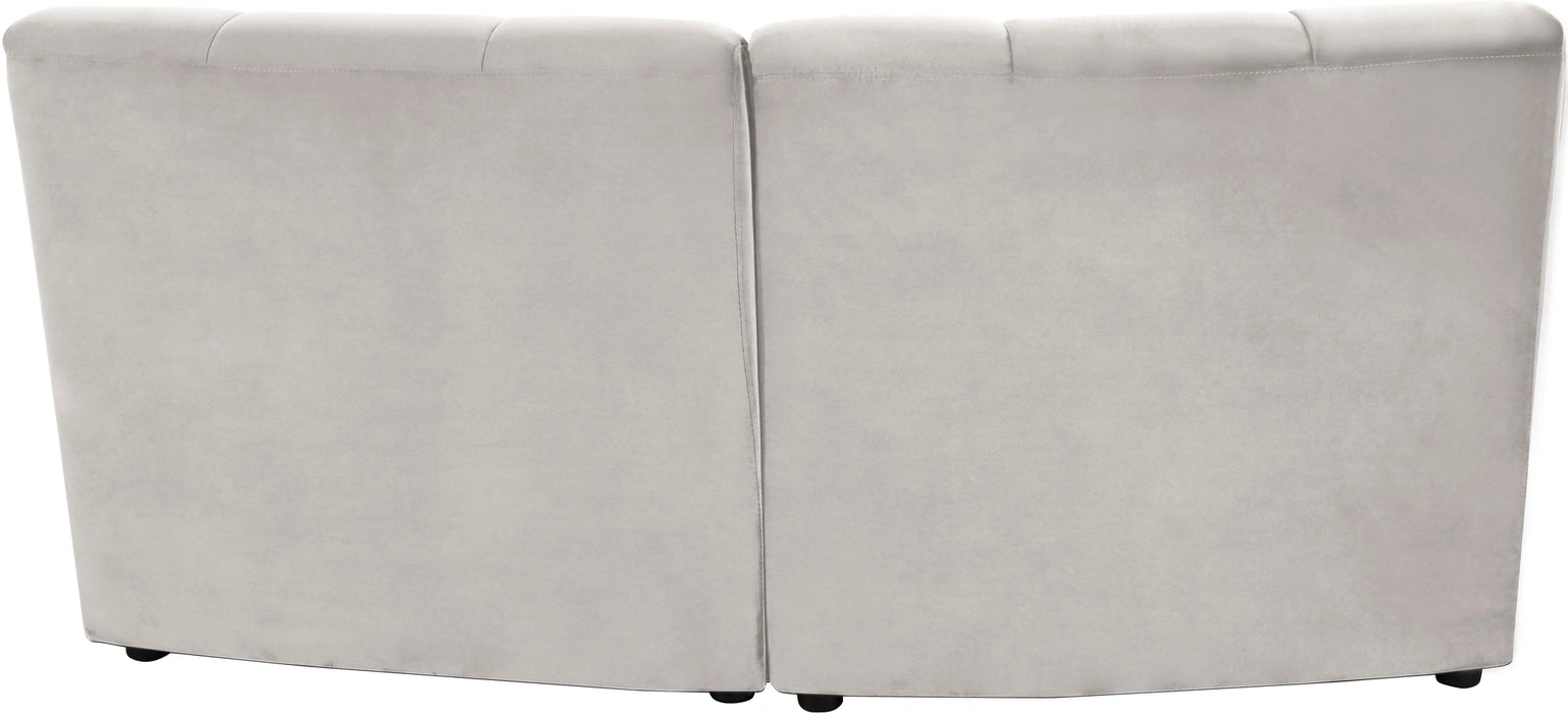 Limitless Cream Velvet 2pc. Modular Sectional