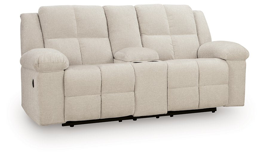 Orlen Reclining Loveseat with Console - Bargain Furniture (Detroit, MI)