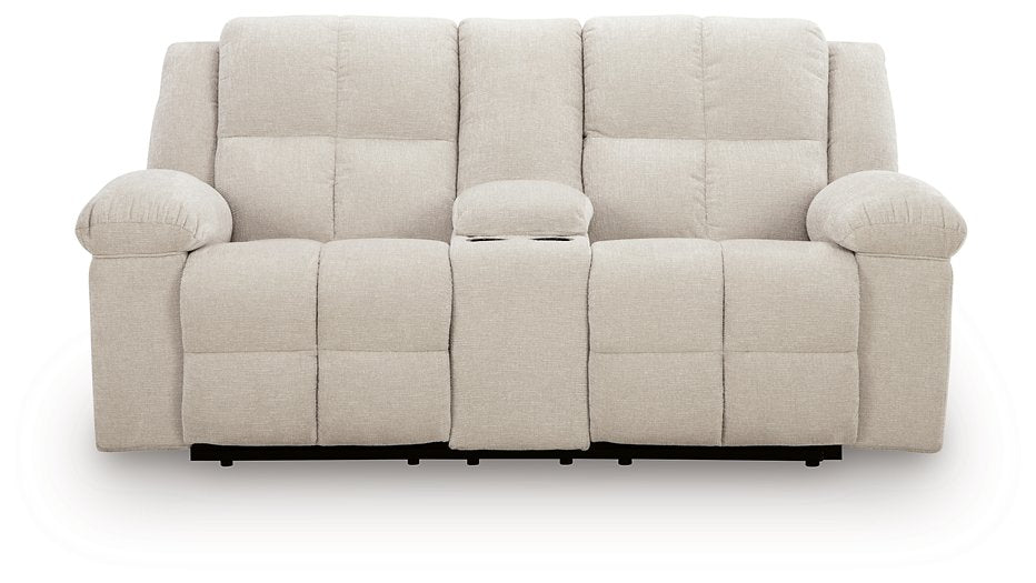 Orlen Reclining Loveseat with Console - Bargain Furniture (Detroit, MI)