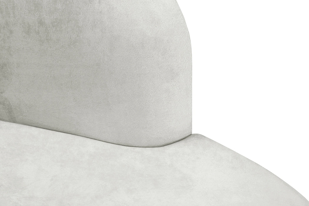 Mitzy Cream Velvet Sofa