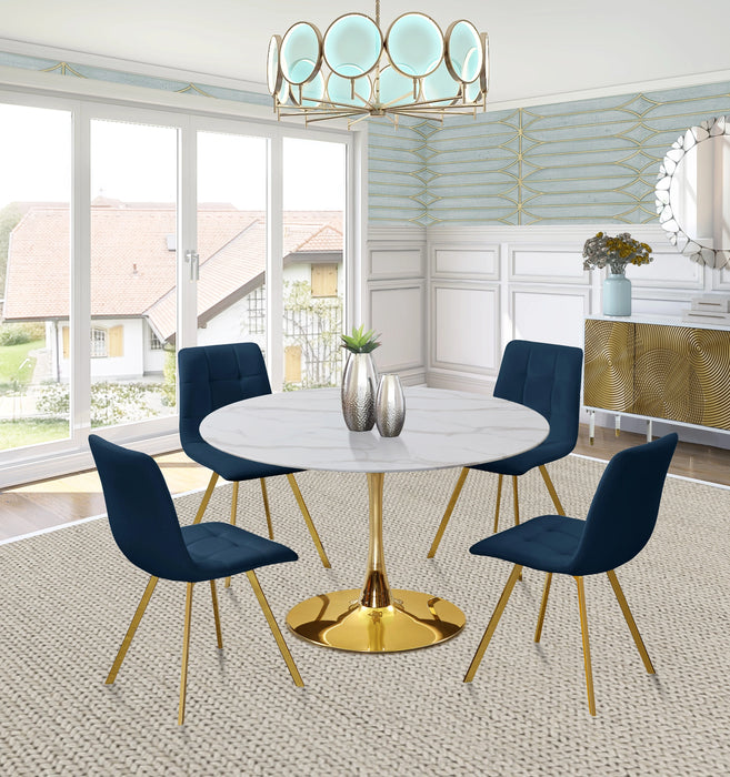 Annie Navy Velvet Dining Chair