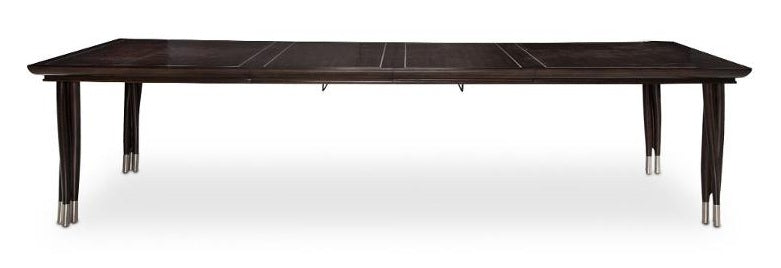 AICO Paris Chic Rectangular Dining Table in Espresso - Bargain Furniture (Detroit, MI)