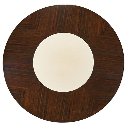 AICO Paris Chic "60 In Round Dining Table in Espresso - Bargain Furniture (Detroit, MI)