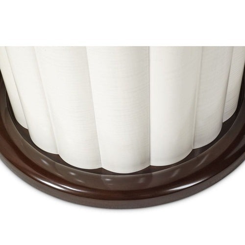 AICO Paris Chic "60 In Round Dining Table in Espresso - Bargain Furniture (Detroit, MI)