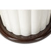 AICO Paris Chic "60 In Round Dining Table in Espresso - Bargain Furniture (Detroit, MI)