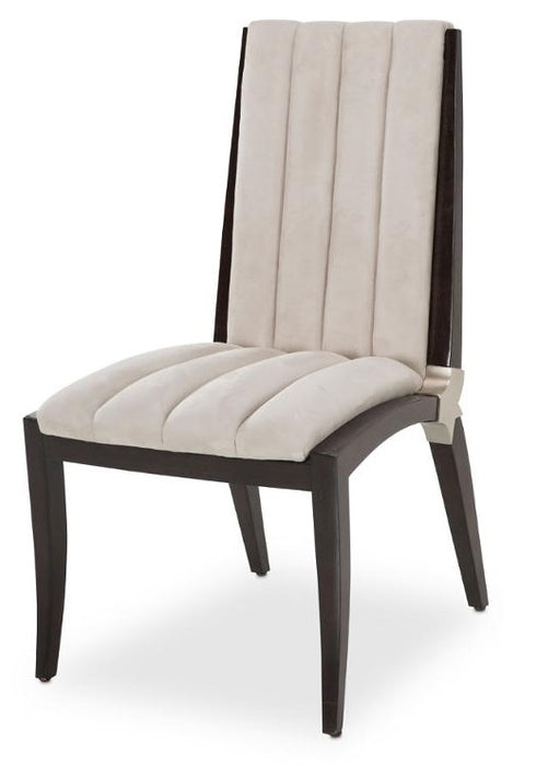 AICO Paris Chic Side Chair in Espresso (Set of 2) - Bargain Furniture (Detroit, MI)