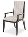 AICO Paris Chic Arm Chair in Espresso (Set of 2) - Bargain Furniture (Detroit, MI)