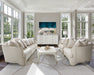 AICO London Place Sofa in Light Champagne - Bargain Furniture (Detroit, MI)