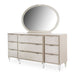 AICO Camden Court Mirror in Pearl - Bargain Furniture (Detroit, MI)