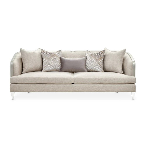 AICO Furniture Camden Court Sofa in Platinum - Bargain Furniture (Detroit, MI)