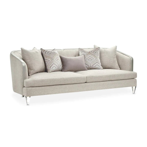 AICO Furniture Camden Court Sofa in Platinum - Bargain Furniture (Detroit, MI)