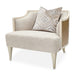 AICO Furniture Camden Court Accent Chair in Pearl - Bargain Furniture (Detroit, MI)