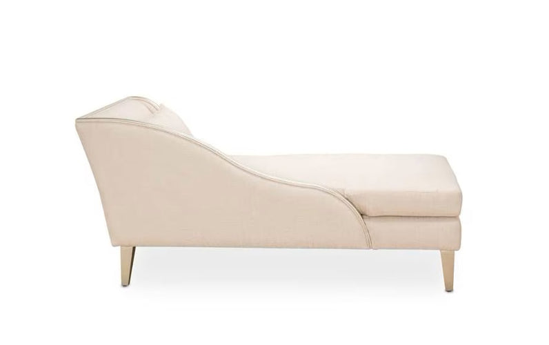 AICO Furniture Camden Court LAF Chaise in Platinum - Bargain Furniture (Detroit, MI)