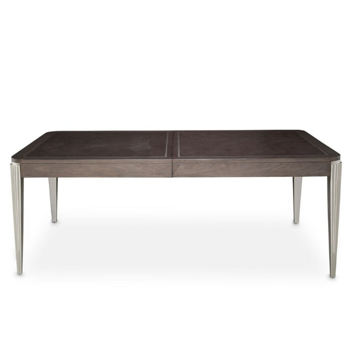 AICO Roxbury Park Rectangular Dining Table in Slate - Bargain Furniture (Detroit, MI)