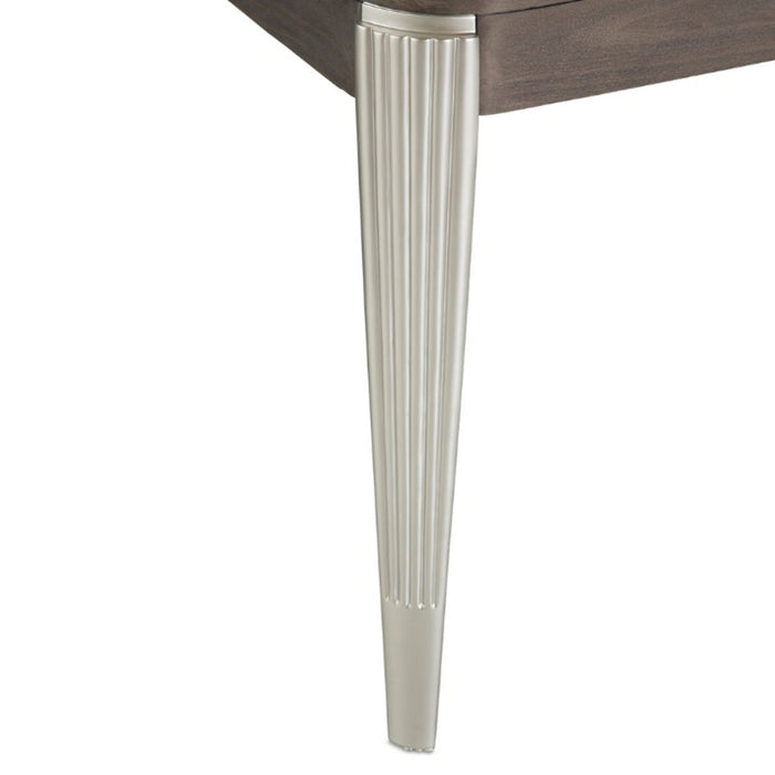 AICO Roxbury Park Rectangular Dining Table in Slate - Bargain Furniture (Detroit, MI)