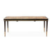 AICO Malibu Crest Rectangular Dining Table in Crotch Mahogany - Bargain Furniture (Detroit, MI)