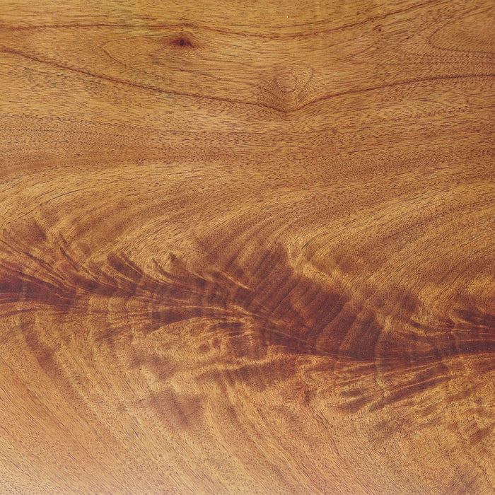 AICO Malibu Crest Rectangular Dining Table in Crotch Mahogany - Bargain Furniture (Detroit, MI)