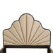 AICO Malibu Crest King Scalloped Panel Bed in Dark Espresso - Bargain Furniture (Detroit, MI)