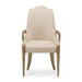 AICO Malibu Crest Arm Chair in Crotch Mahogany (Set of 2) - Bargain Furniture (Detroit, MI)
