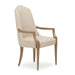 AICO Malibu Crest Arm Chair in Crotch Mahogany (Set of 2) - Bargain Furniture (Detroit, MI)
