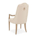 AICO Malibu Crest Arm Chair in Crotch Mahogany (Set of 2) - Bargain Furniture (Detroit, MI)