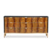 AICO Malibu Crest 9 Drawer Dresser in Crotch Mahogany - Bargain Furniture (Detroit, MI)